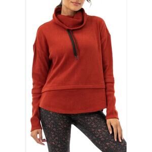 Nanette Lepore Knit Cowl Neck Pullover Sweater SZ M Soft Fuzzy Casual Preppy NWT